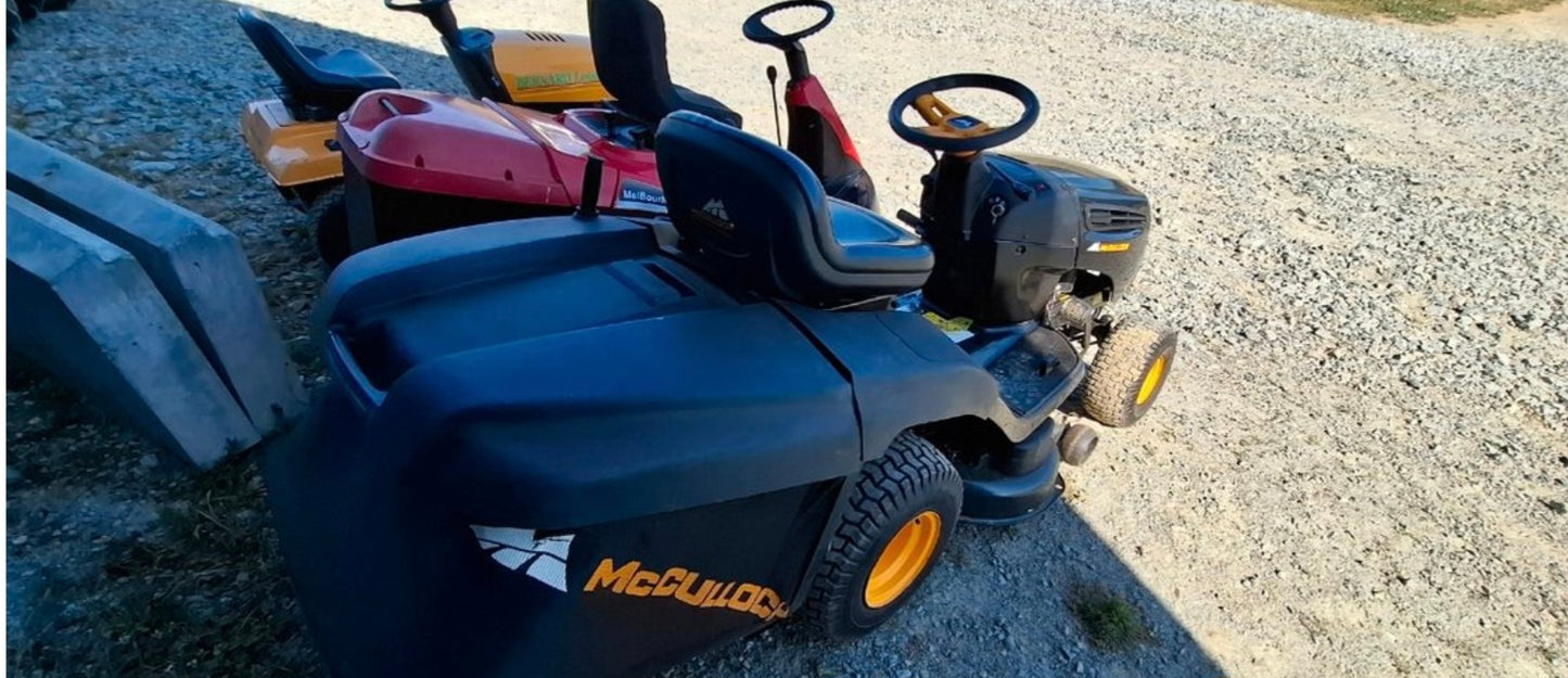 Tracteur tondeuse autoportee mc culloch occas